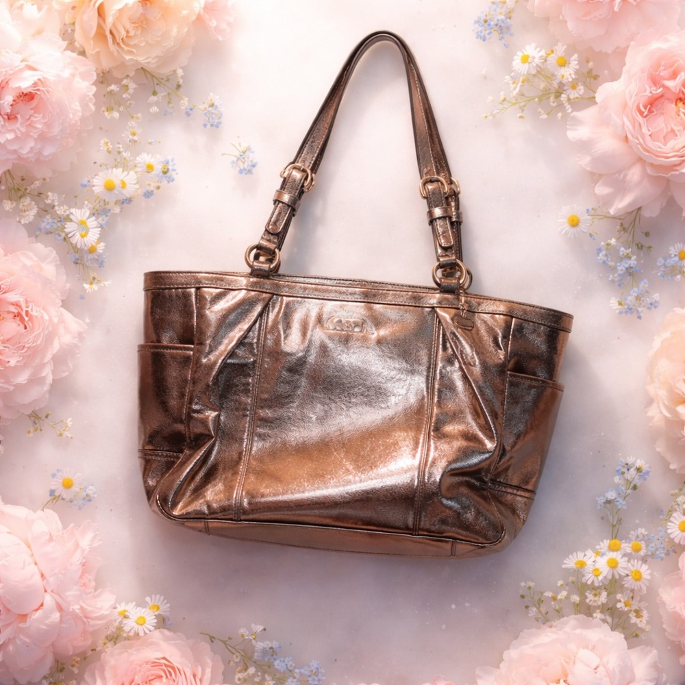 Coach 17721 East West Gallery Leather Tote Purse